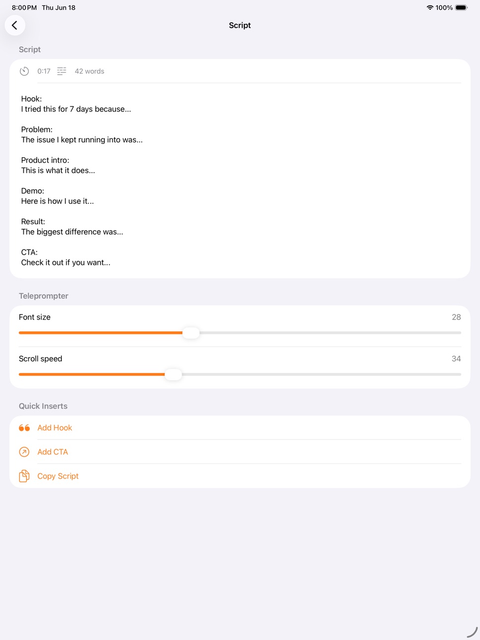 iPad screenshot