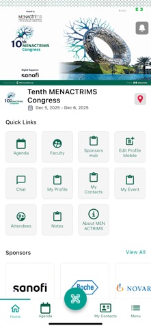 Tenth MENACTRIMS Congress screenshot