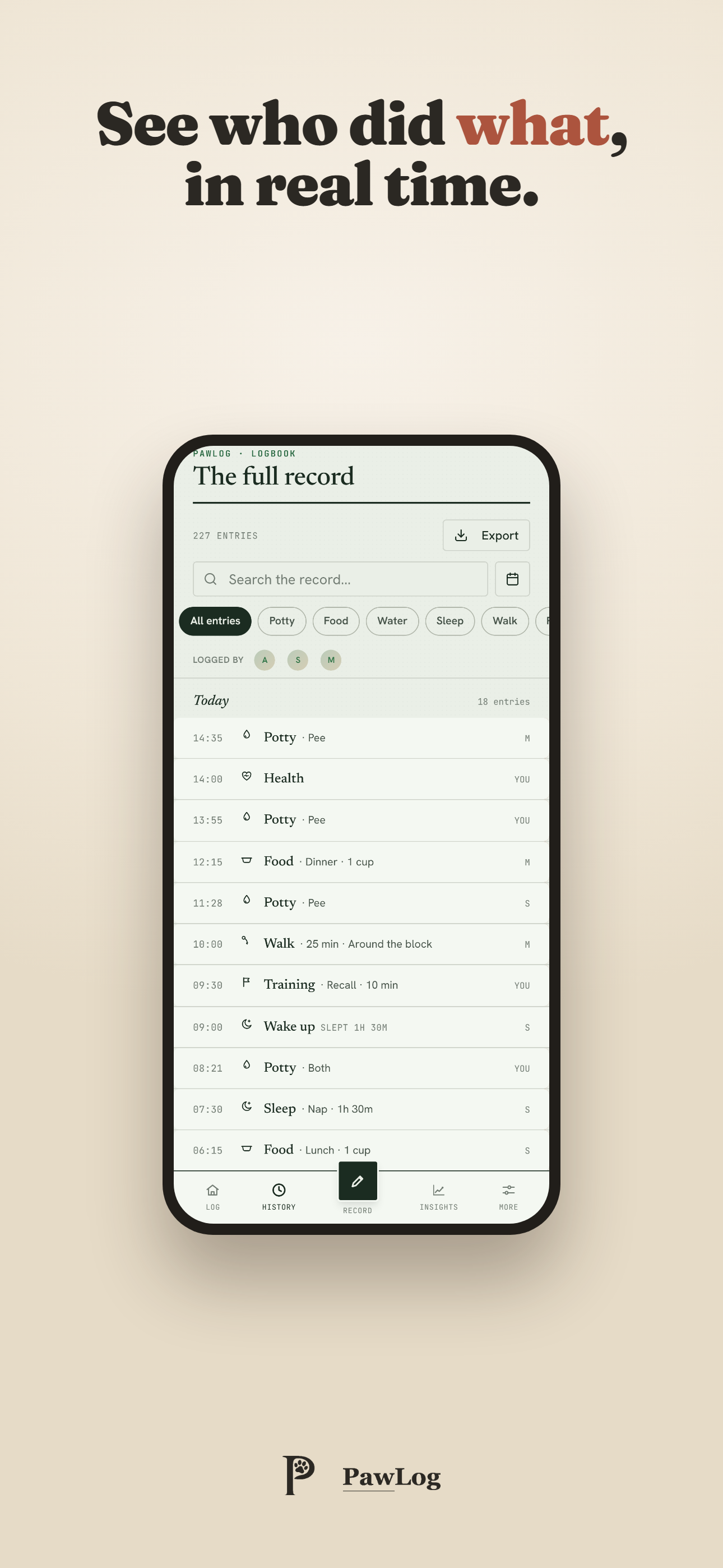 PawLog: Family Pet Care screenshot 3