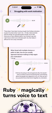 Ruby Private Journal Voice App Screenshot 4 of 5