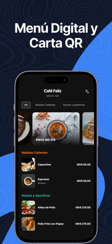 Menú Digital QR - Restaurantes screenshot 3 of 6