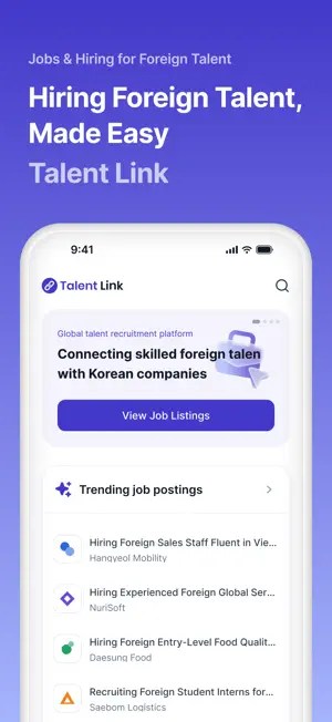 TalentLink: Foreign Jobs screenshot 1