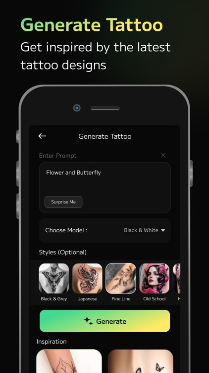 AITattoo : AI Tattoo Generator