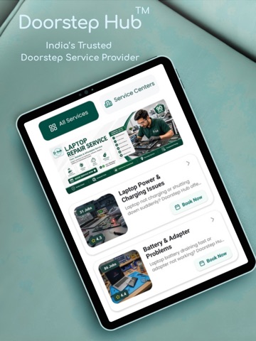 Doorstep Hub| Home Services iPad screenshot