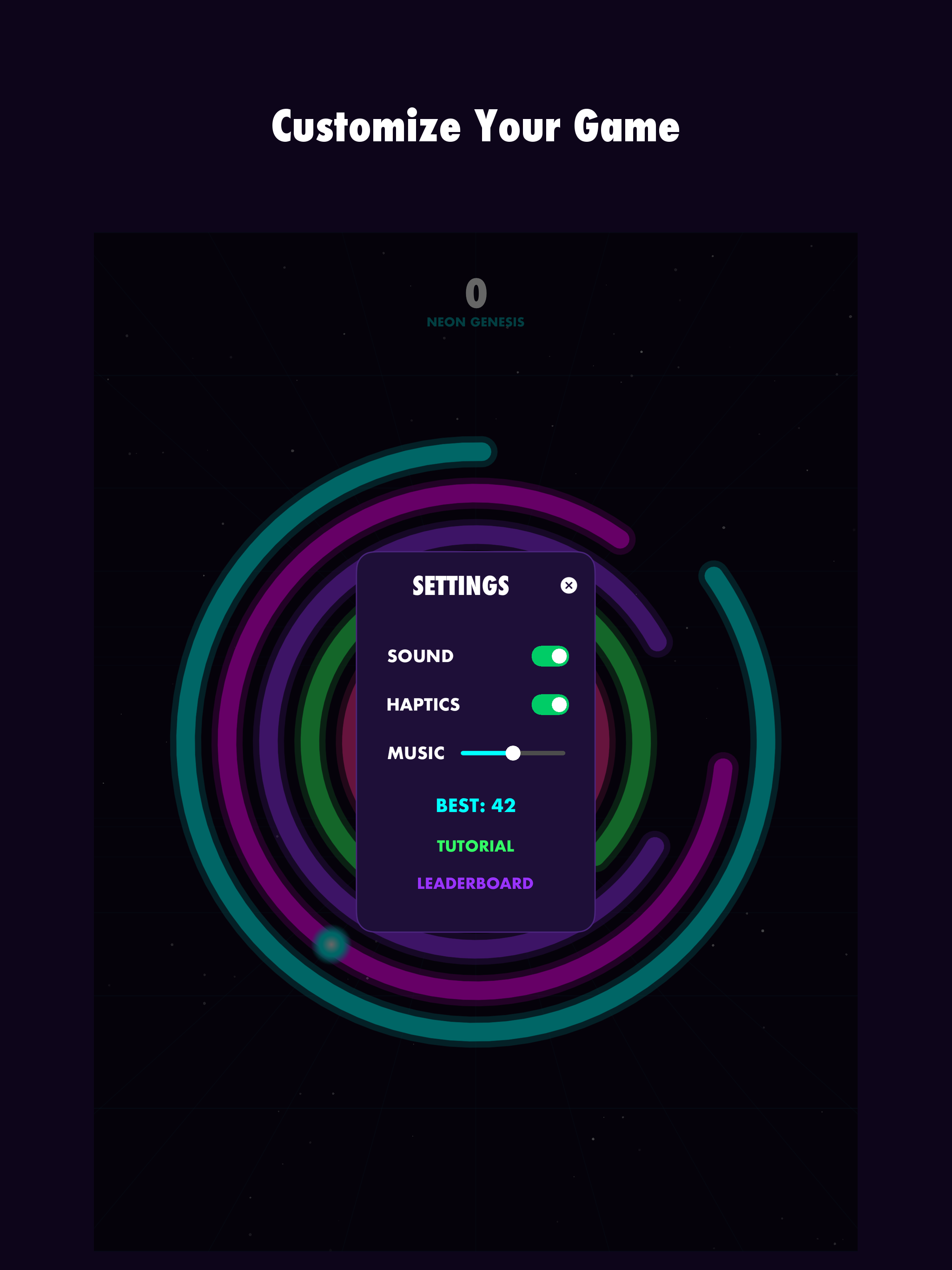 Hopfinity - Neon Ring Arcade screenshot 5