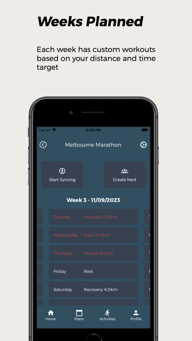 Screenshot #1 pour Dangelo: Run Training Plans