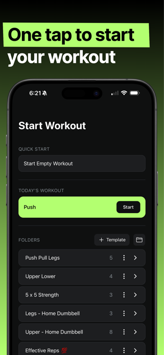Reps Workout Log & Planner Screenshot 4 of 10