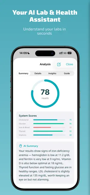 Hemio: AI Lab & Health screenshot 1