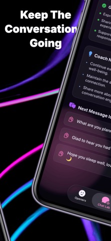 Firstly - AI Dating Coach iPhone screenshot