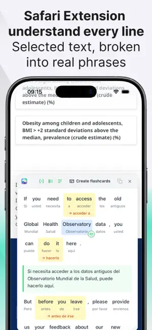 Translate & Flashcards Chunkly screenshot 1