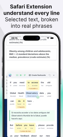 Translate & Flashcards Chunkly Screenshot 1 of 5