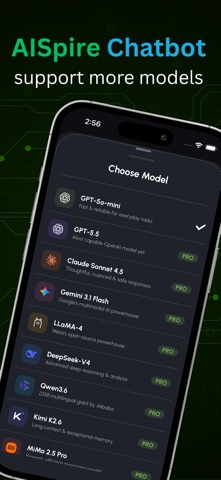 AIspire & Chatbot Assistants iPhone screenshot