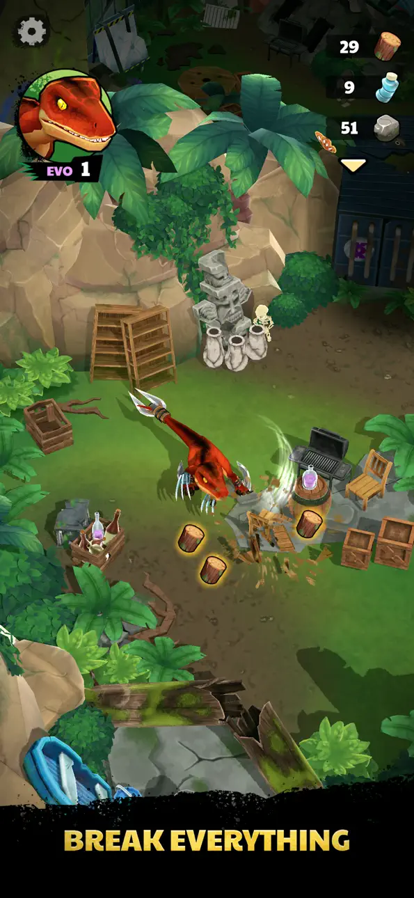Raptor Evolution: Survival Hack screenshot 3 - iOS game interface