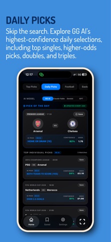 GG AI Football Predictions iPhone screenshot 5