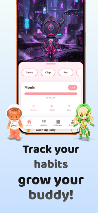 Monki: Habit Tracker Screenshot 1 of 5