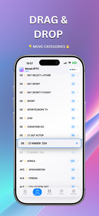 Kenan IPTV Pro - M3U & Xtream Screenshot 4 of 8