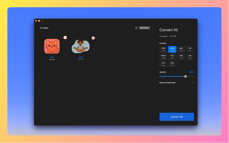 App screenshot