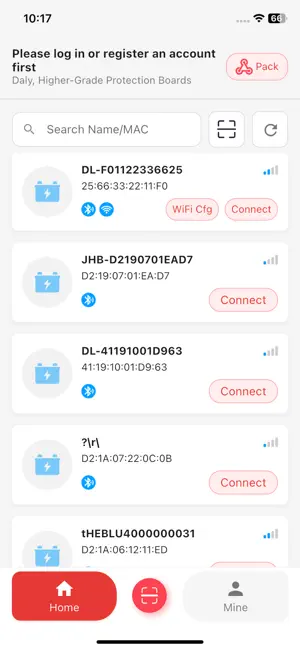 DALY BMS screenshot 2
