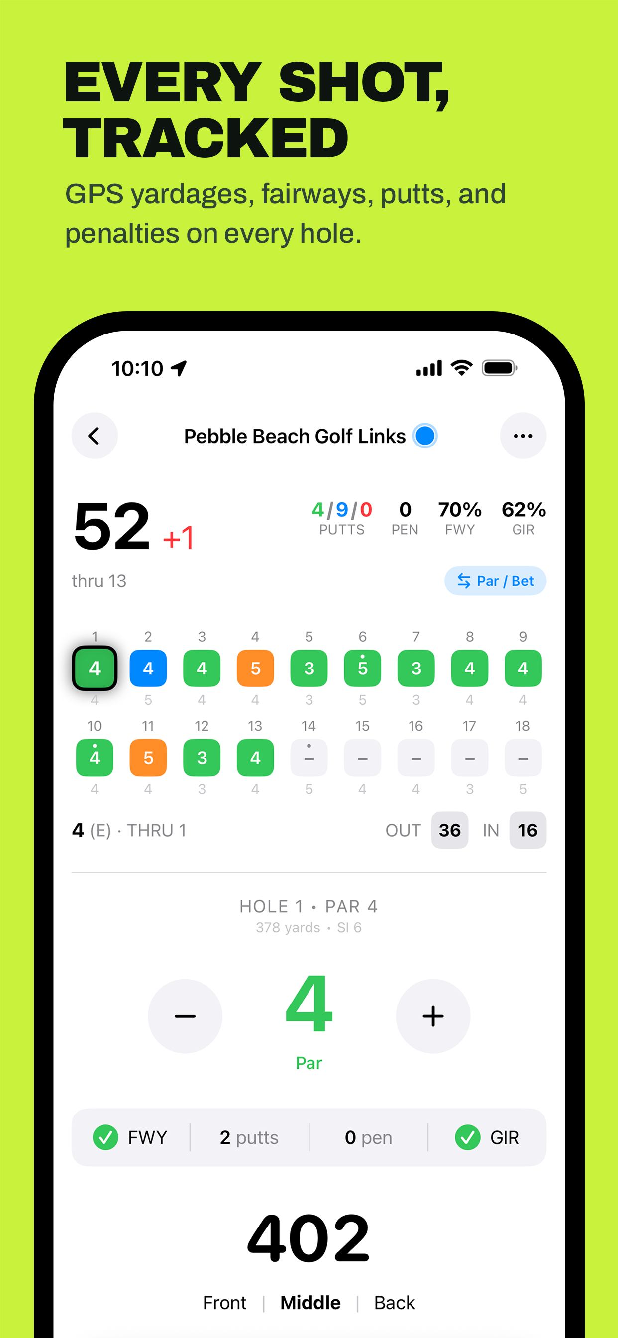 Fore: Golf Scorecard screenshot 6