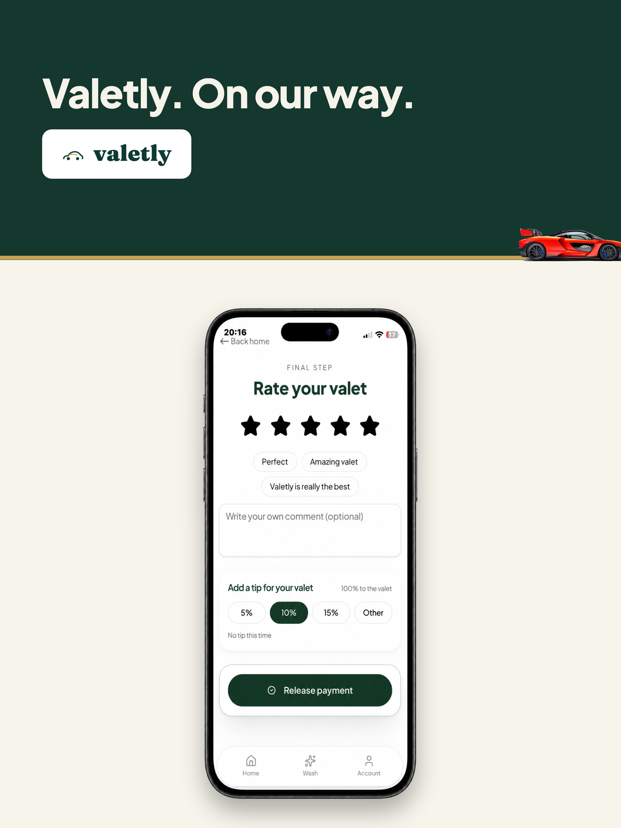 Valetly: Car Wash at Your Door screenshot 16