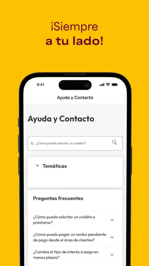 Captura de pantalla de Cofidis España en iPhone 6