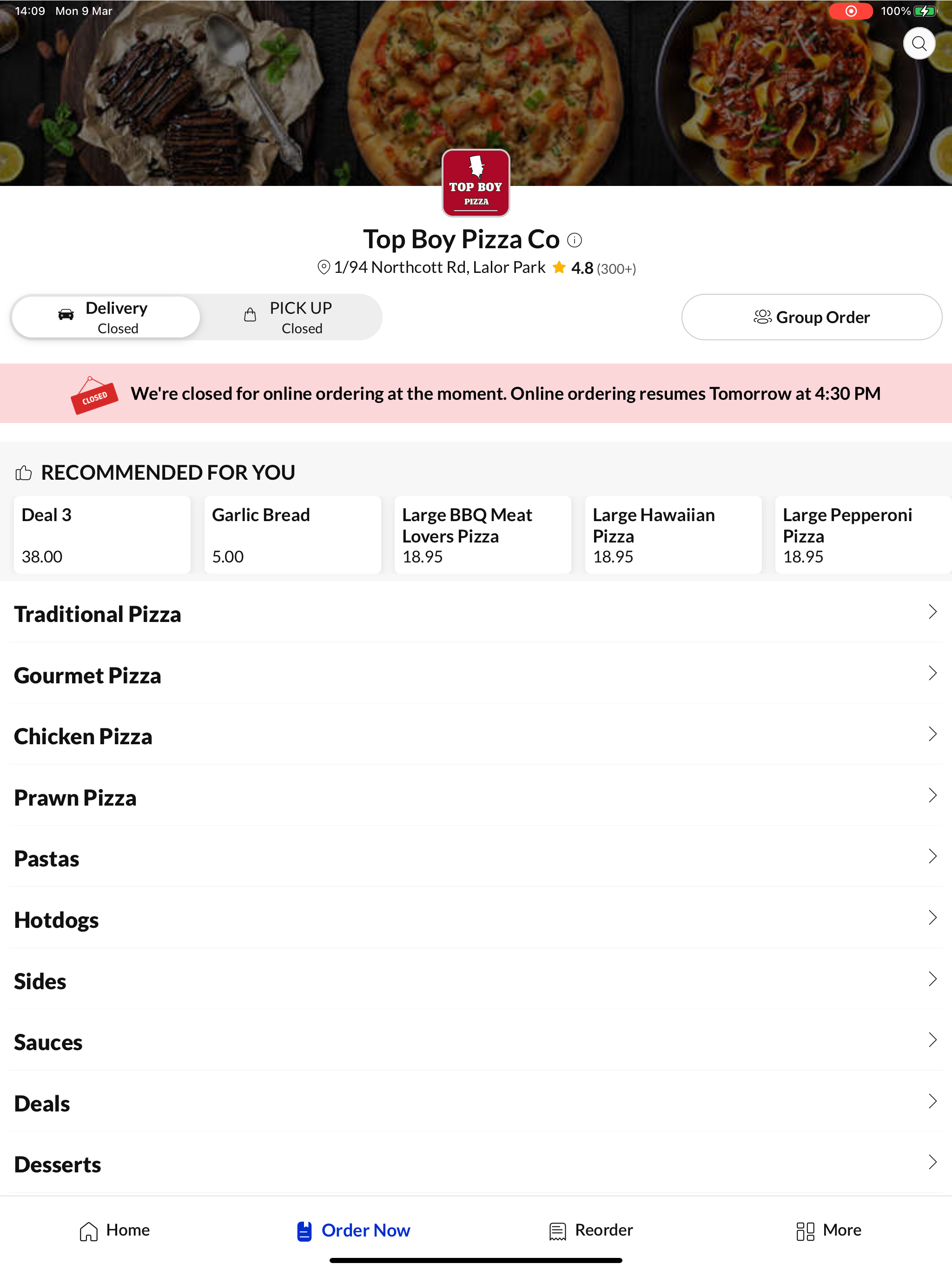 Top Boy Pizza Co