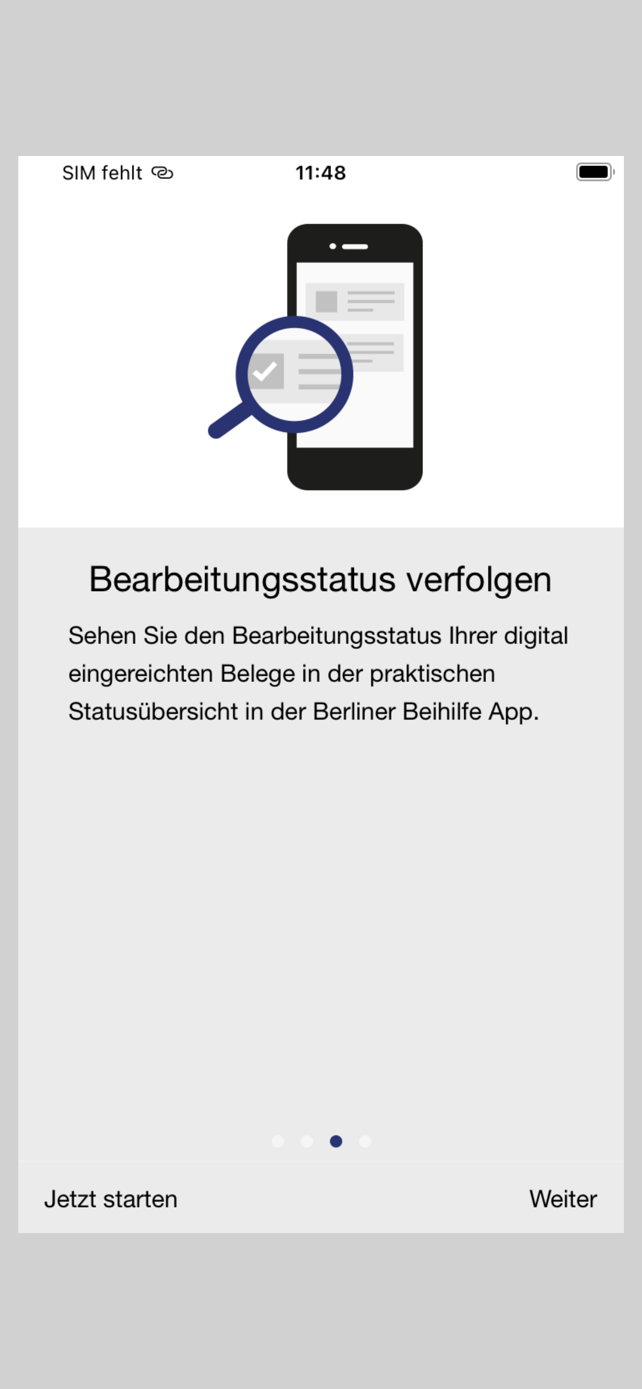 Berliner Beihilfe App screenshot 4