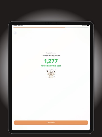Screen Time Control: CatNap iPad screenshot