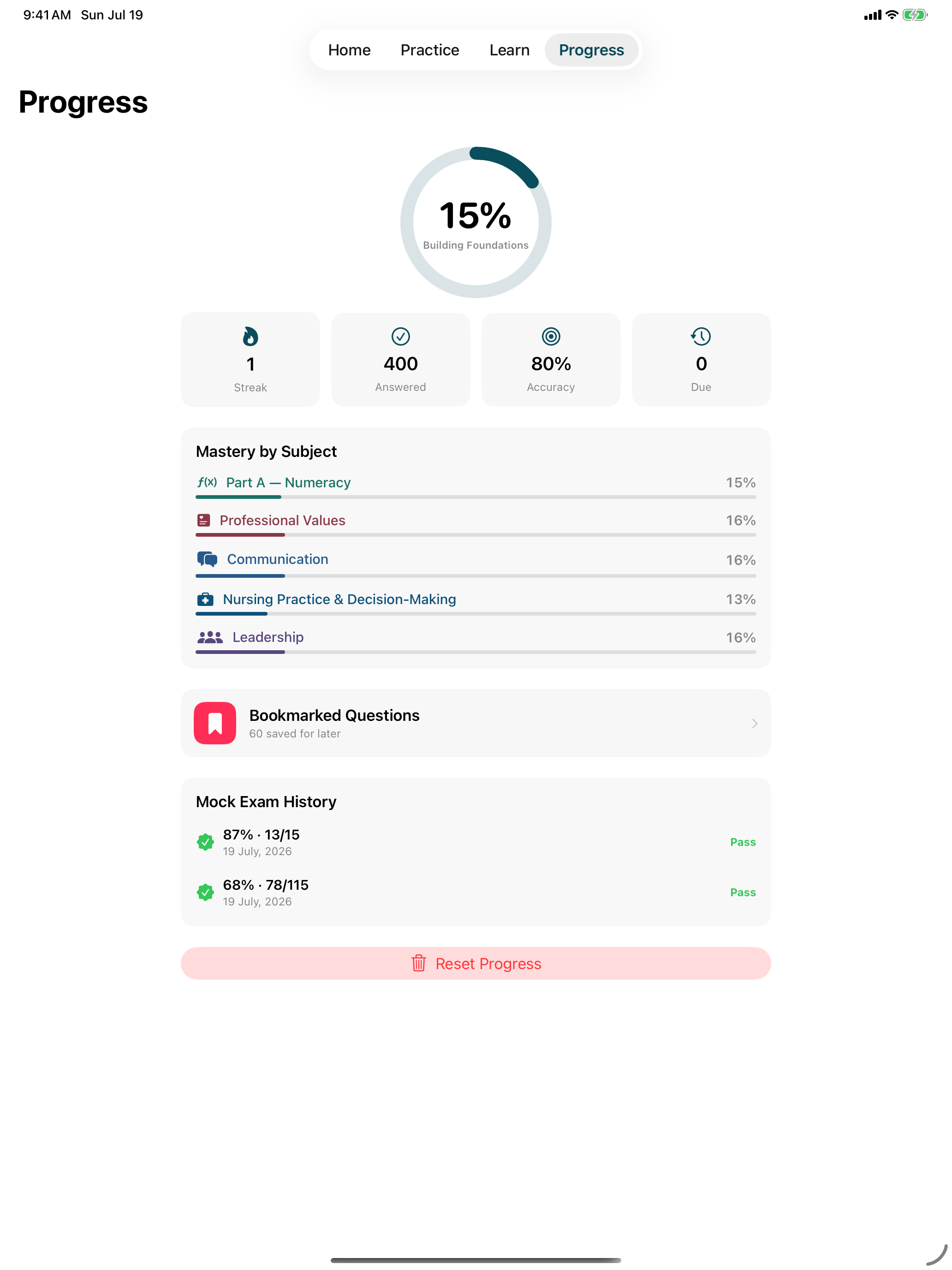 UK Nurse CBT Prep screenshot 12