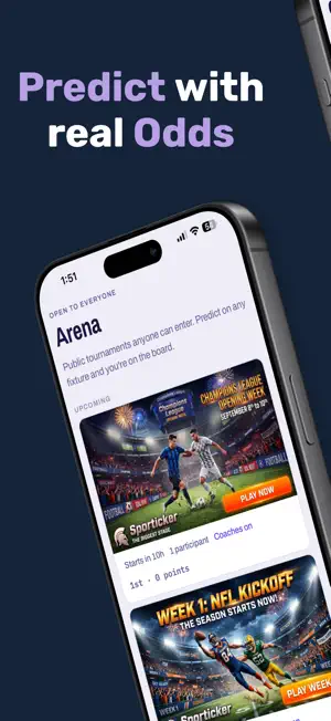 Sporticker screenshot 1