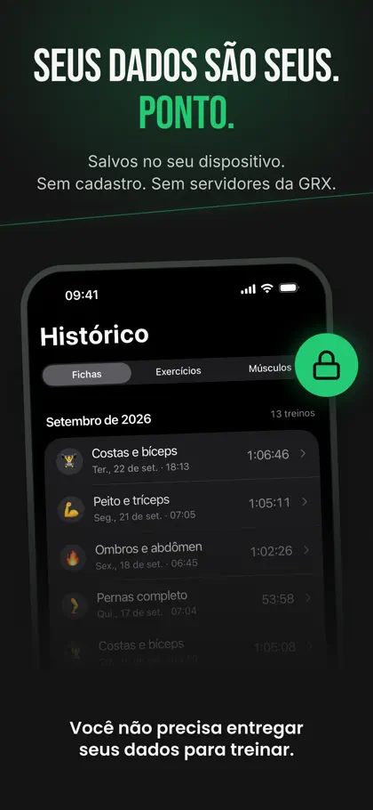 Screenshot 5 von 6 zu GRX: Offline Workout Tracker