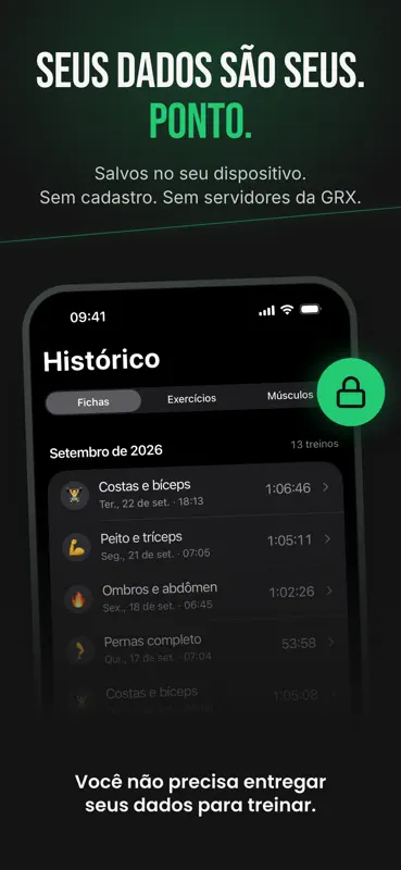 GRX: Ficha de Treino Offline screenshot 5 of 9