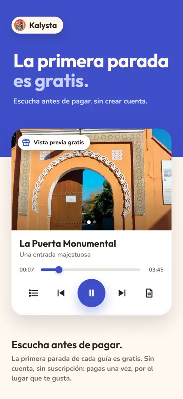 Kalysta: Audioguía Marrakech screenshot 2 of 6
