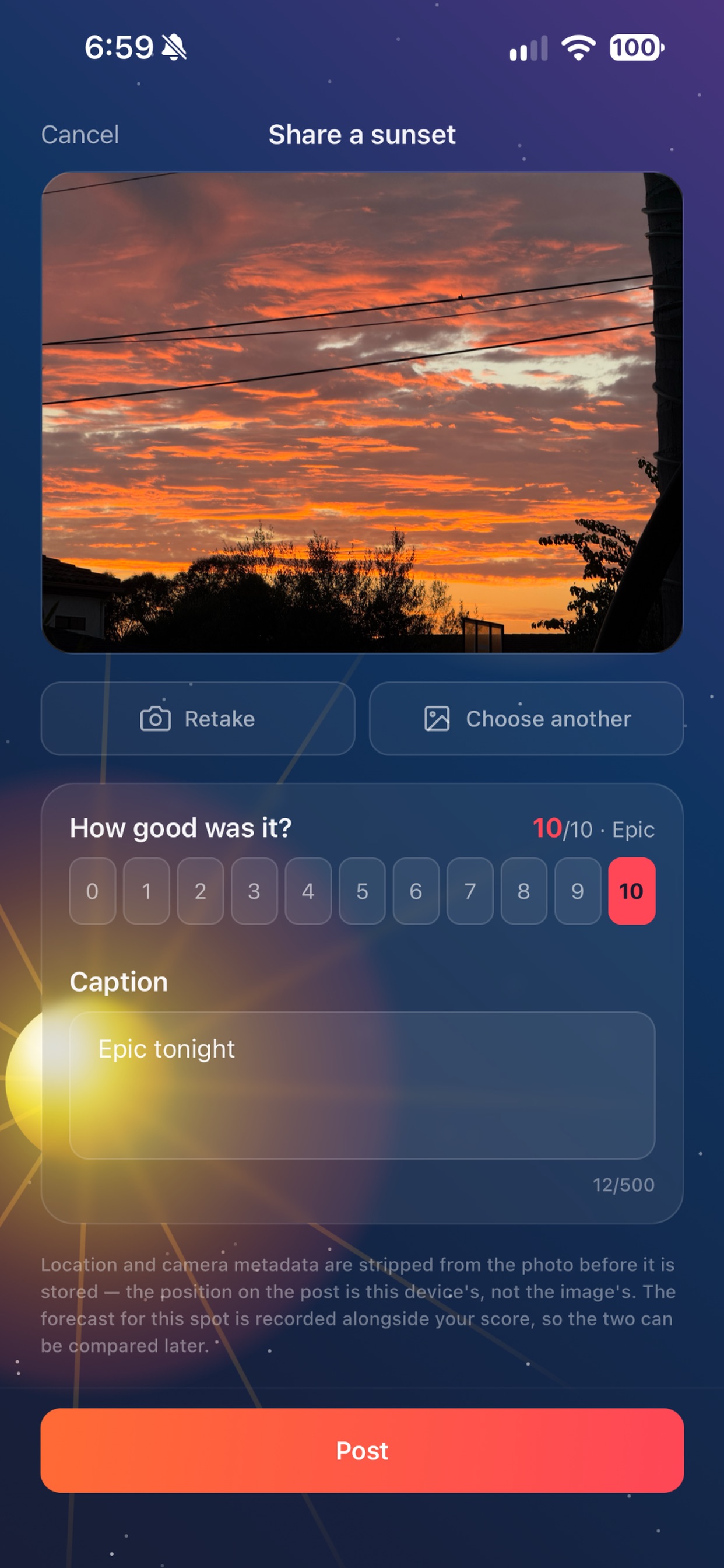 Screenshot 4 of Sunset Score (a6ee78)