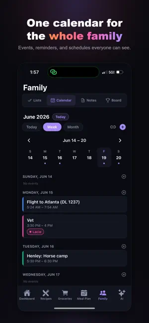 Famally: Family Calendar screenshot 1