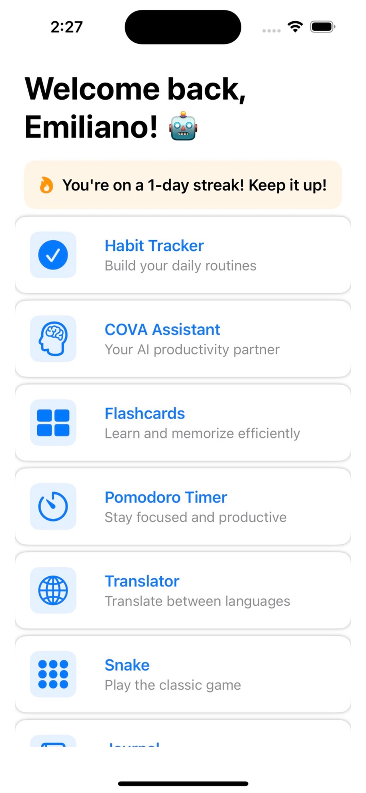 CoveOS screenshot 4