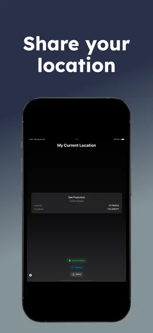 MyLocation: save & share screenshot 4