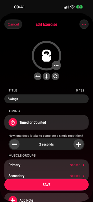 Streaks Workout Screenshot