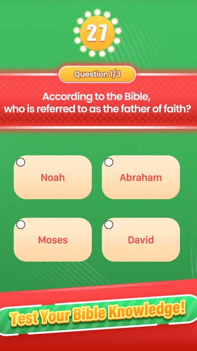 Bible Trivia Go - Quiz Game Screenshot