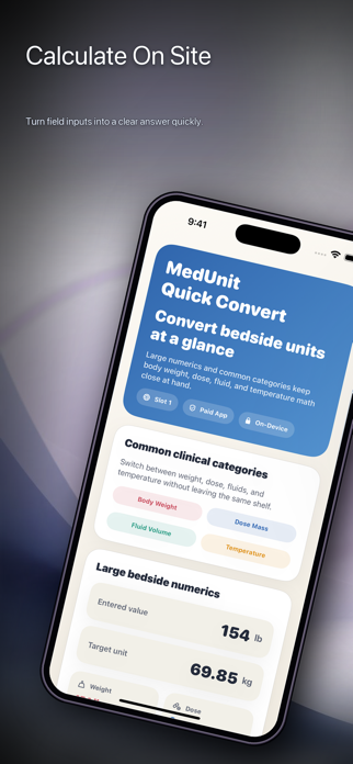 MedUnit Quick Convert Screenshot 1 of 3