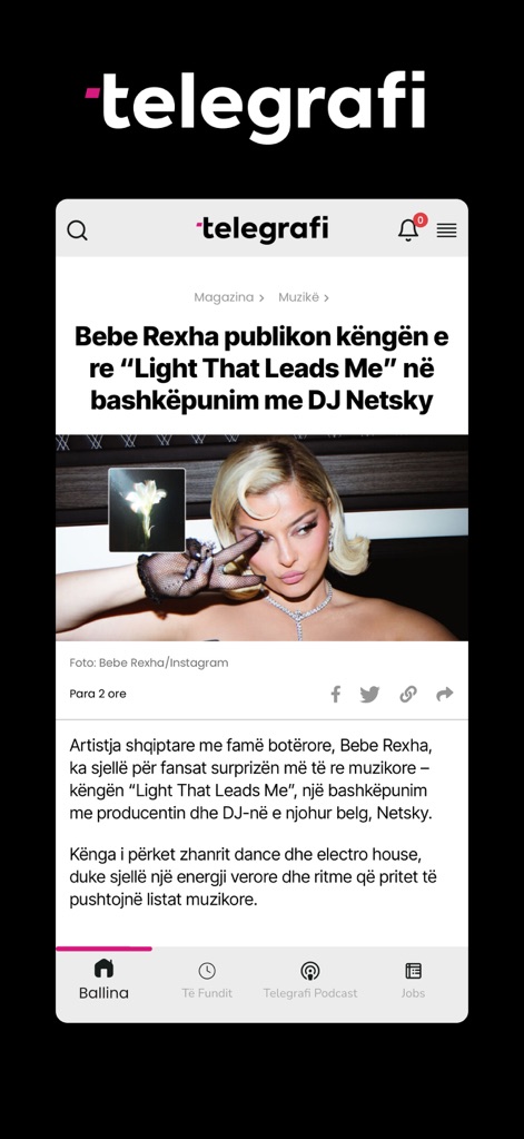 Telegrafi - News App | MWM