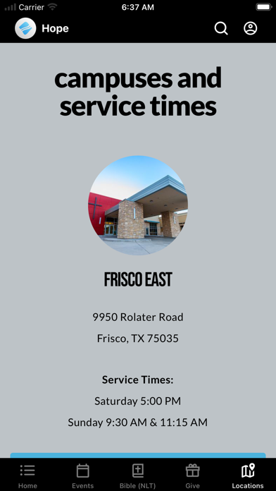Hope Fellowship iPhone screenshot 5 - Lifestyle app