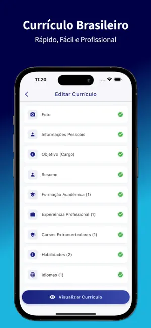 Currículo Fácil 2027 em PDF screenshot 1