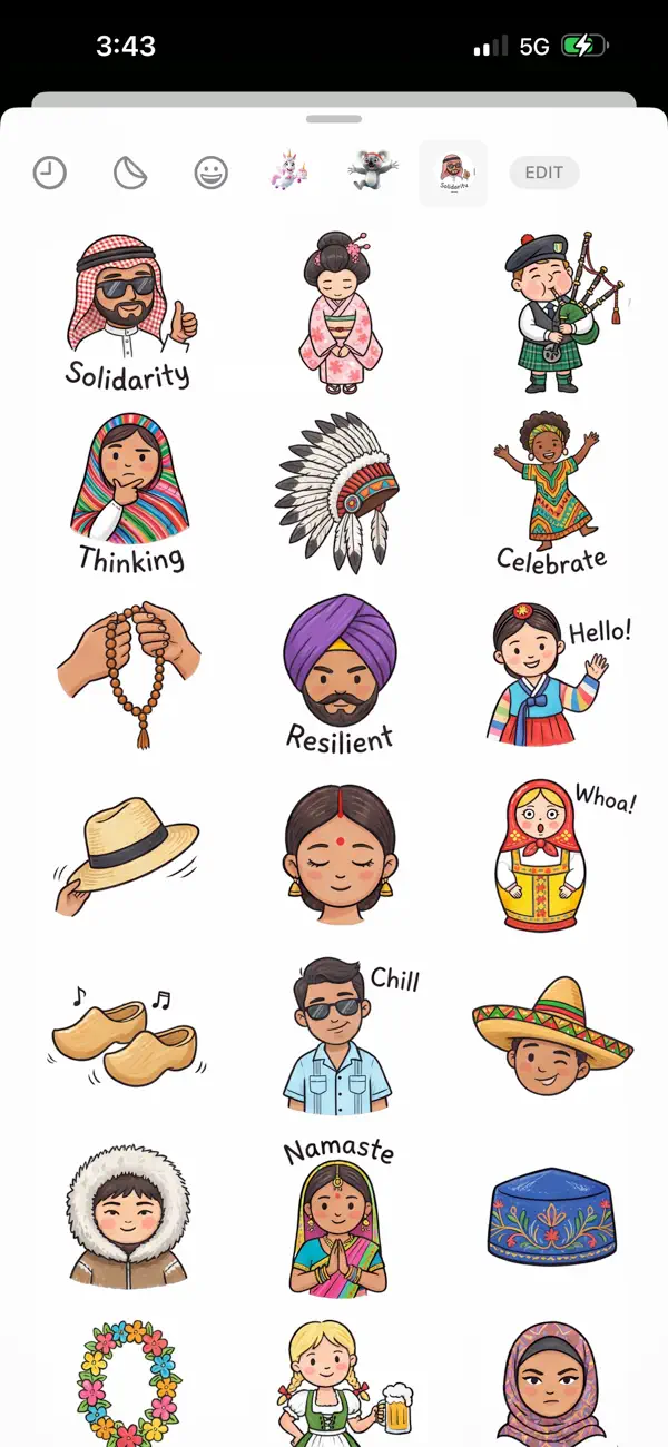 Screenshot #1 pour Global Style Stickers