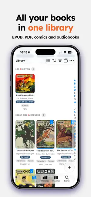 EPUB Reader - JustRead screenshot 2
