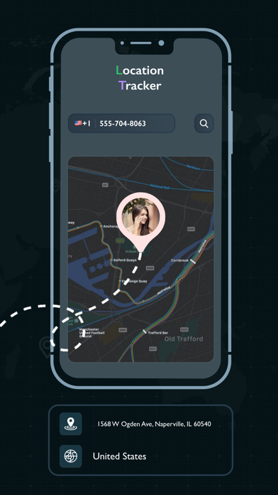 Mobile Number Location Tracker Screenshot