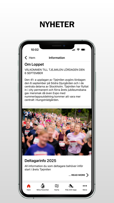 Tjejmilen 2026 iPhone screenshot 5