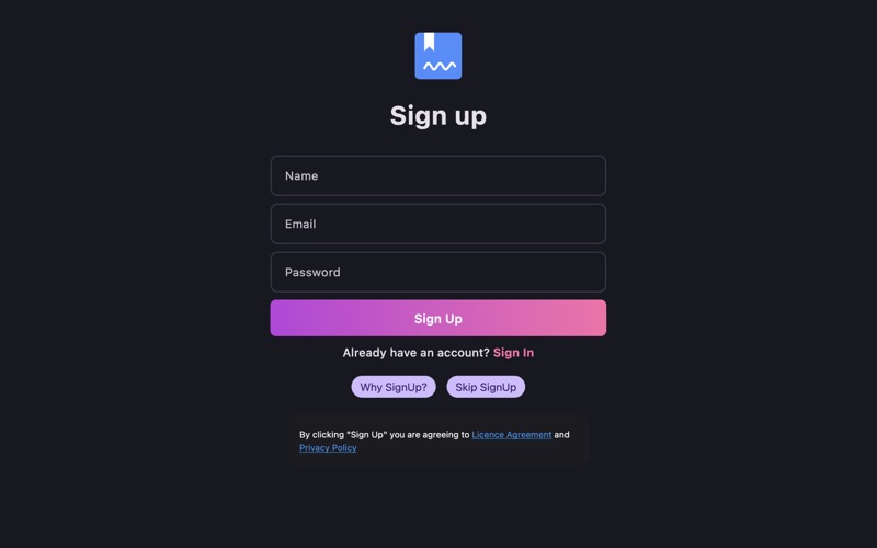 App screenshot