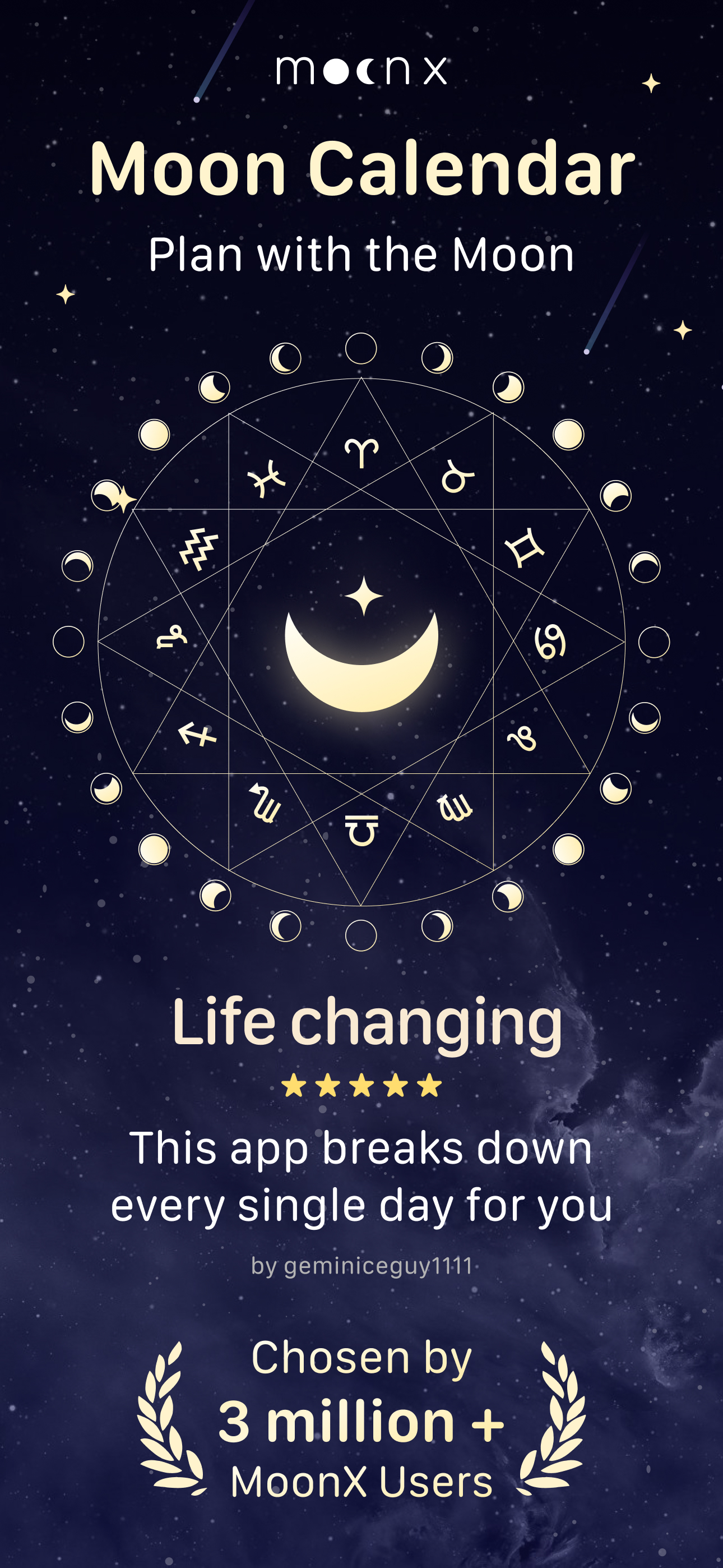 Moon Calendar by MoonX