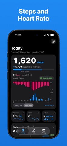 Steps for Watch iPhone screenshot